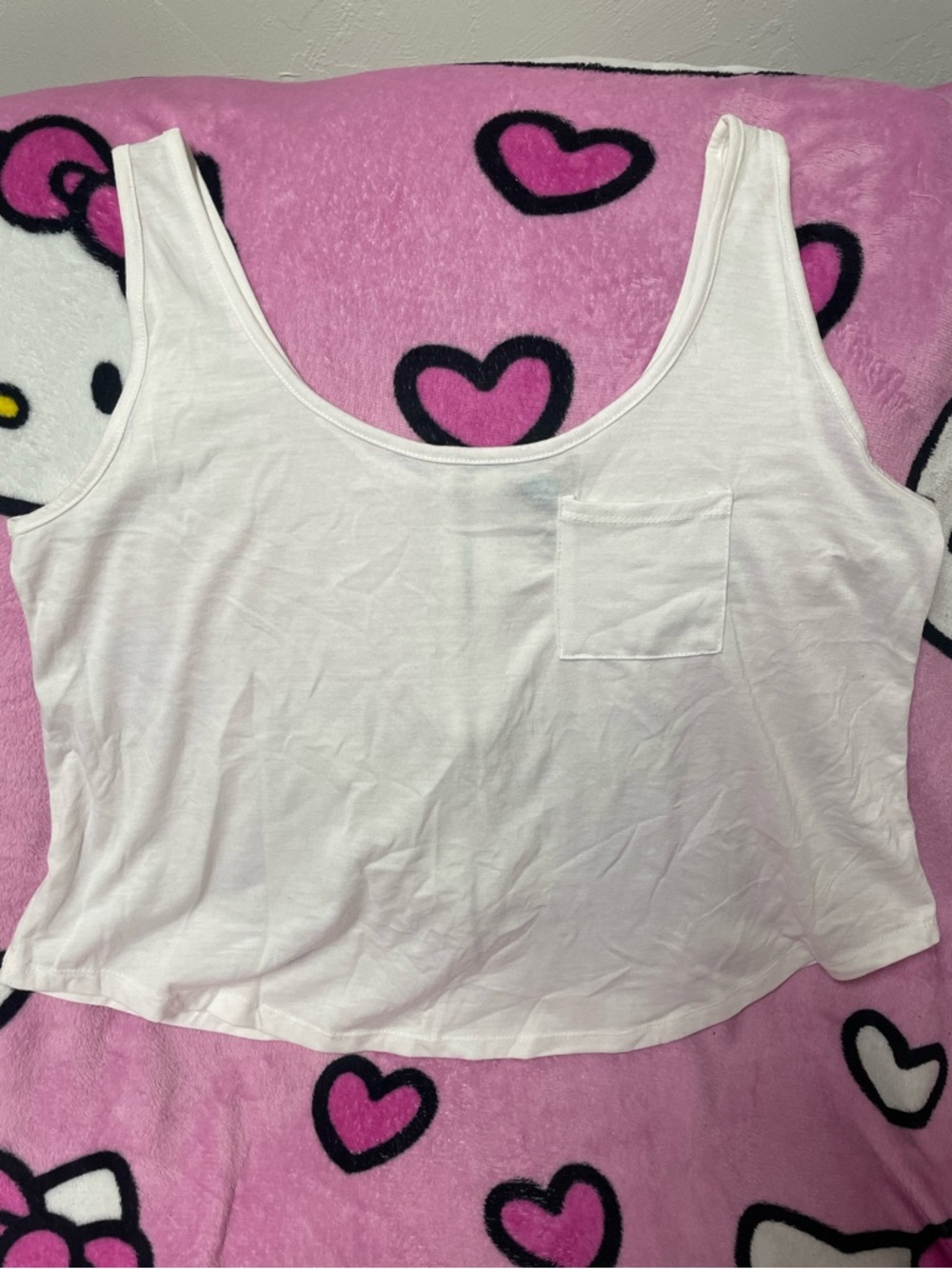 Rue 21 White Zipper Tank Top